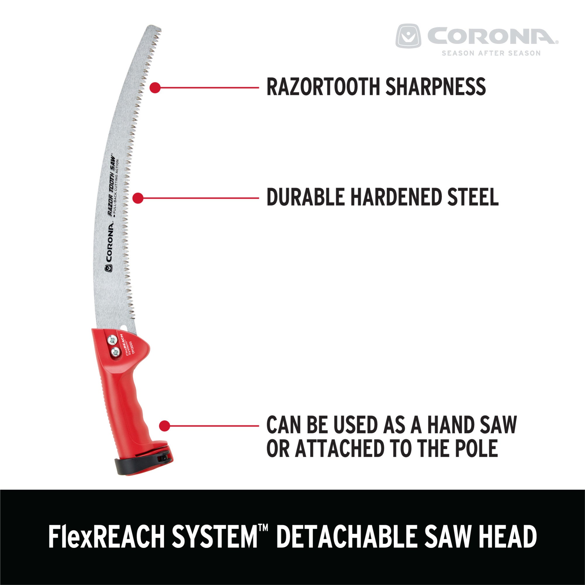 FlexREACH System™ Detachable RazorTOOTH Saw™