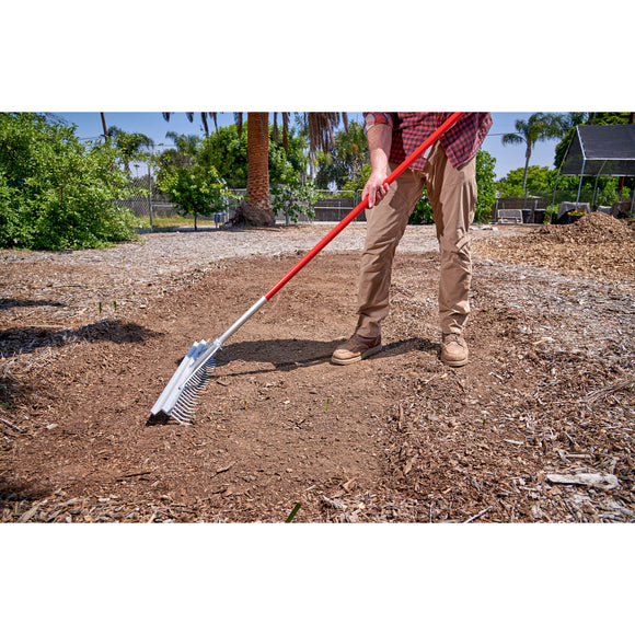 Full Rake Full Aluminum Landscape Rake, 30 in. Head, 30 Tines | Corona Clipper Inc.