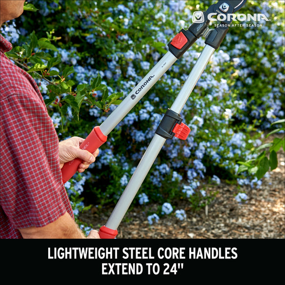 Extendable Hedge Shears with ComfortGEL® Grip, 9 in. Blades, 16-3/4 in. to 24-5/8 in. Handles