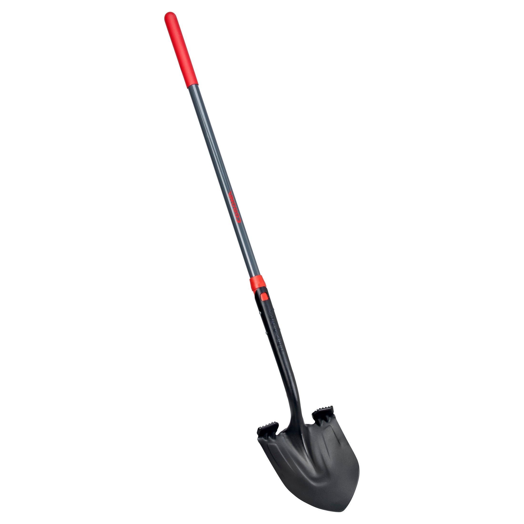 Boron Steel 14-Gauge Round Point Shovel, Fiberglass Handle