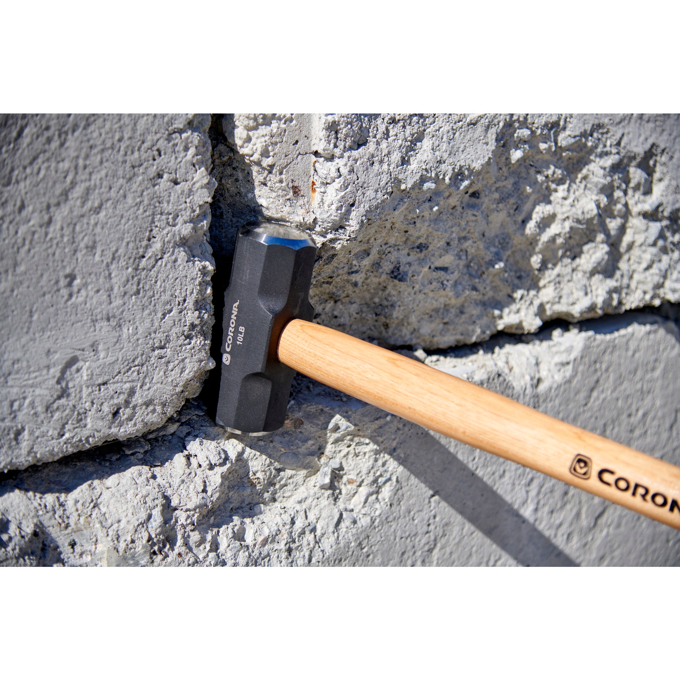 Sledge Hammer, 10 lb. Head, 36 in. Hickory Wood Handle