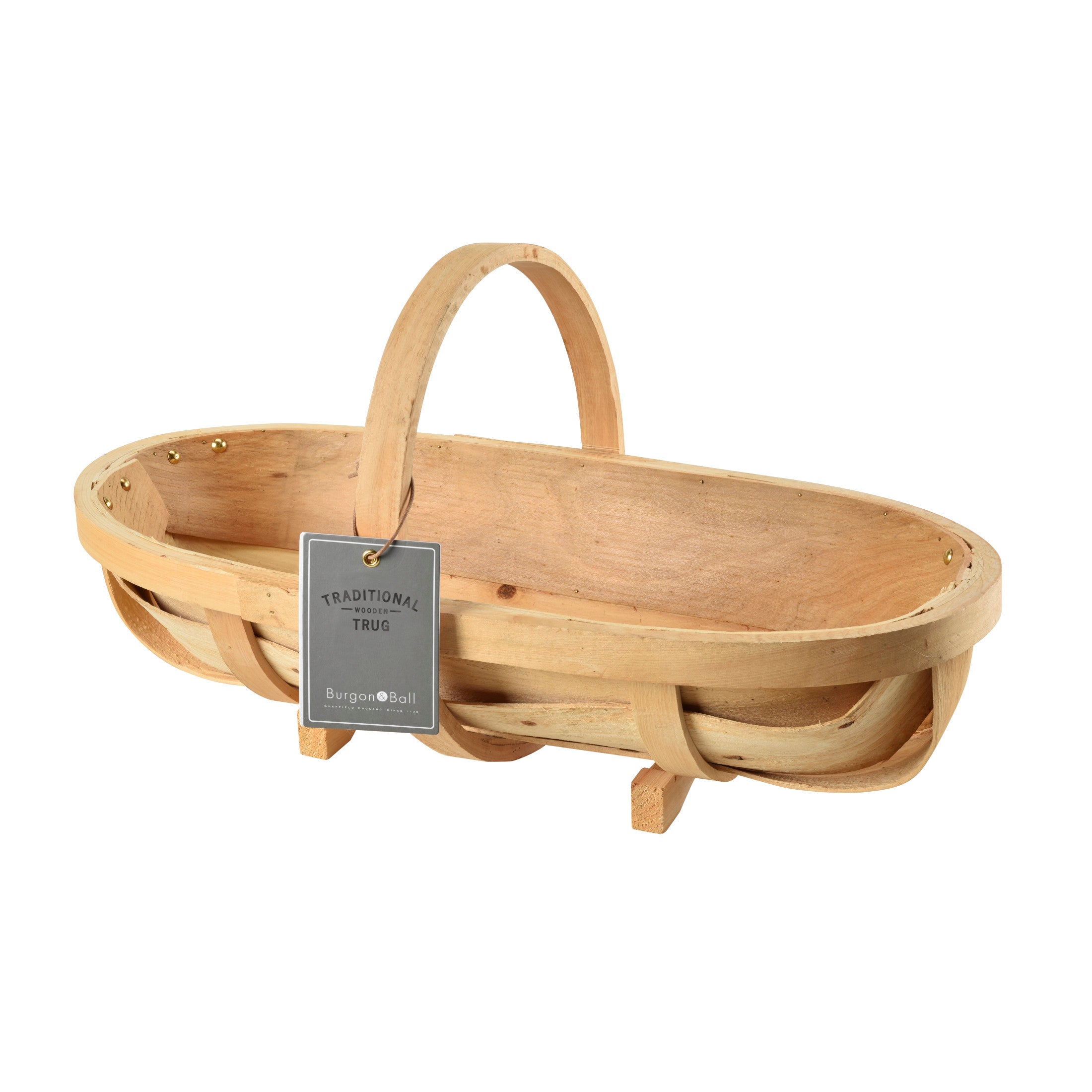 Natural Wooden Trug, Large