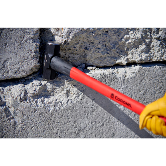 Sledge Hammer, 6 lb. Head, 36 in. Solid-Core Fiberglass Handle