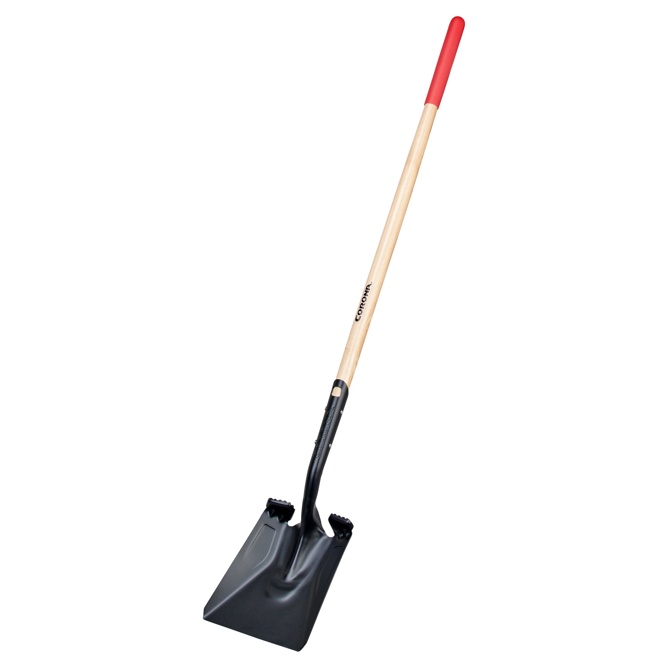 Boron Steel 14-Gauge Square Point Shovel, Hardwood Handle