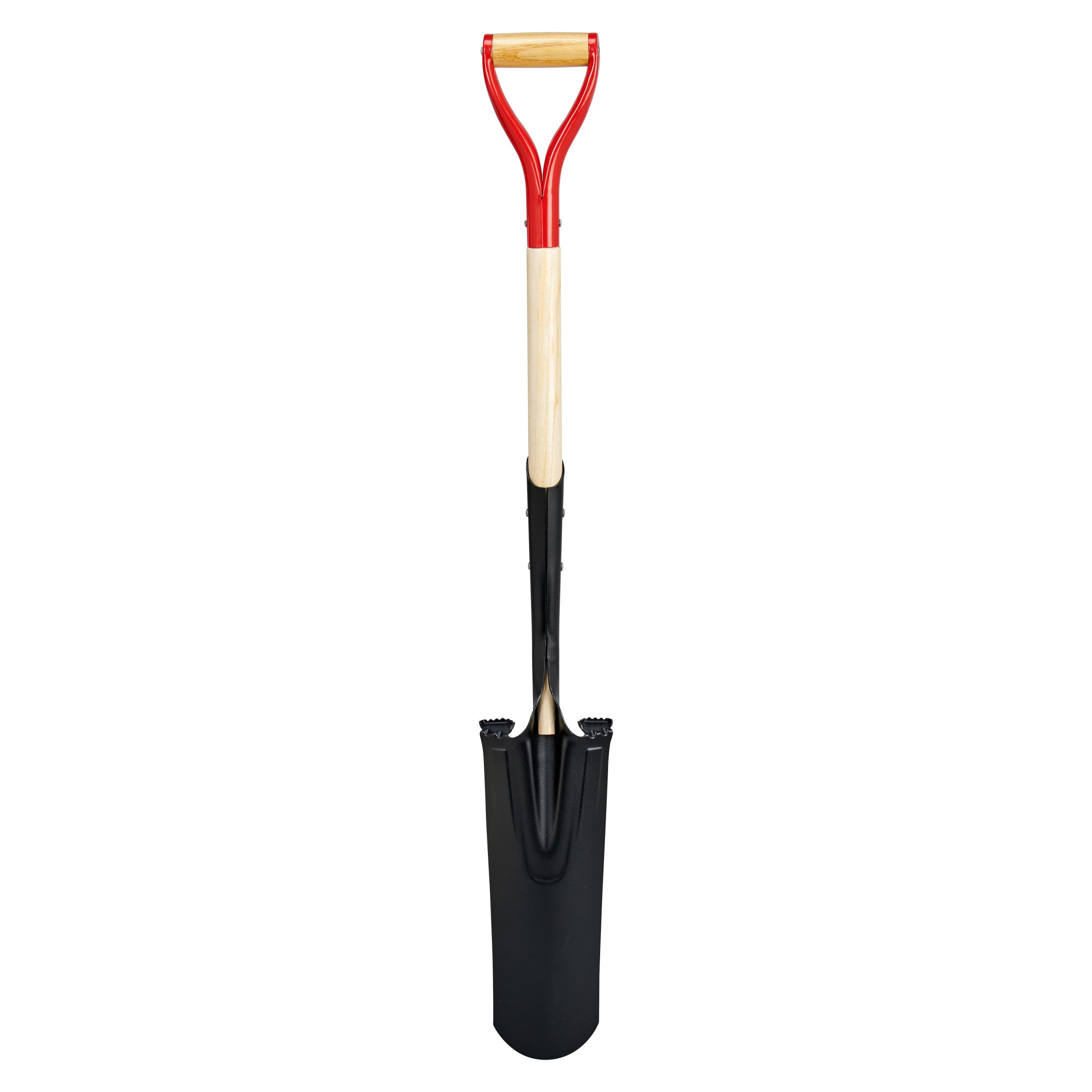 Boron Steel 14-Gauge Drain Spade Shovel, Hardwood Handle