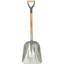 #10 Aluminum Western Scoop Shovel, Wood D-Grip Handle 30 in.-1