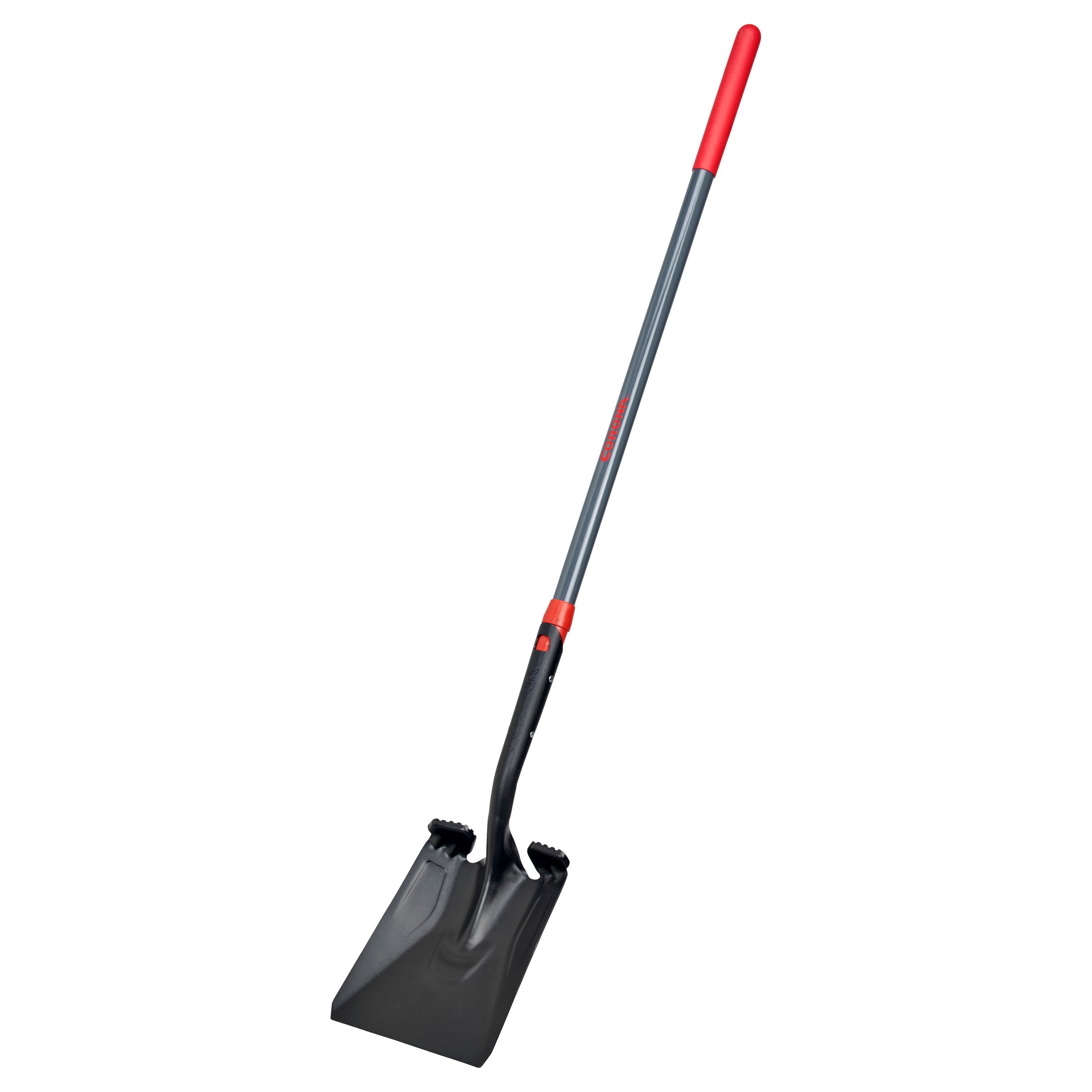 Boron Steel 14-Gauge Square Point Shovel, Fiberglass Handle