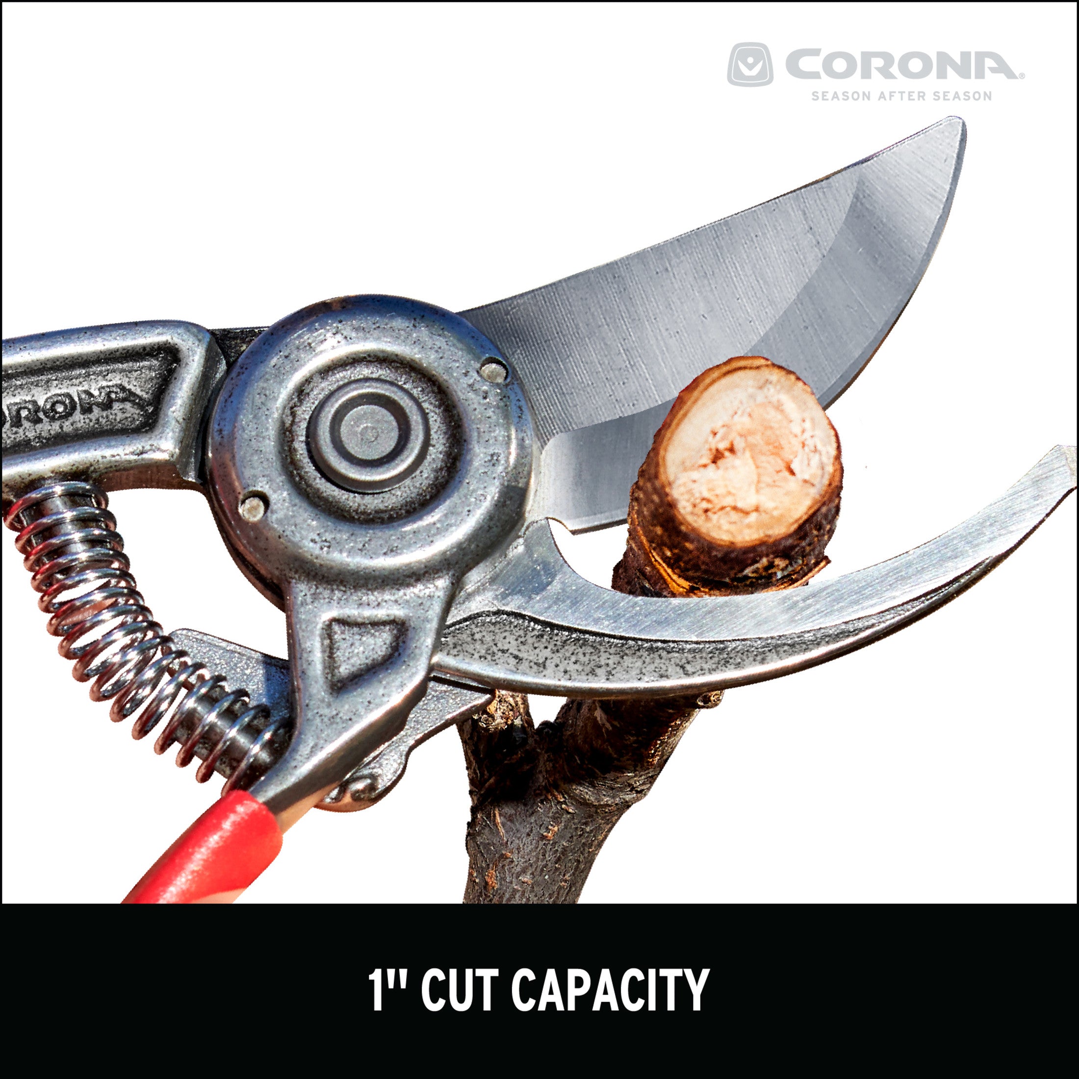 ErgoACTION Bypass Pruner, 1 in. Cut Capacity