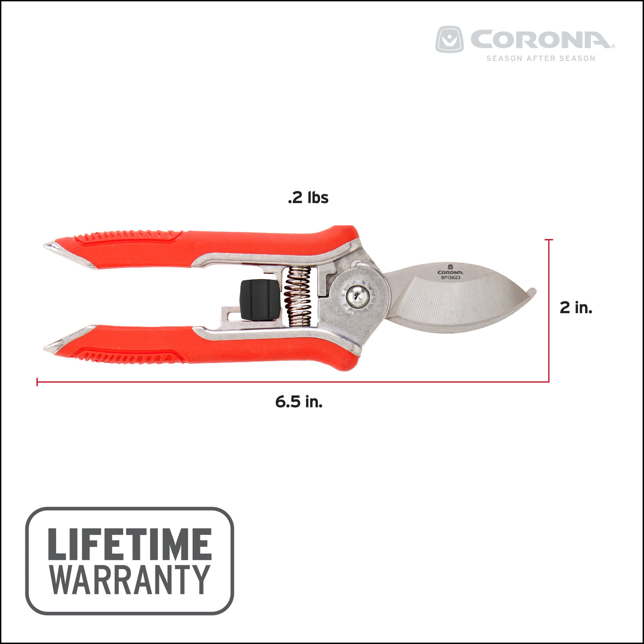 Yard Essentials Houseplant Pruners, Red | Corona Clipper Inc.