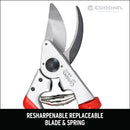ALUMINUM Bypass Pruner - 1 Inch, Rolling Handle-10