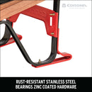 6 Cu. Ft. Professional Steel Wheelbarrow, Wood Handles, Pneumatic Tire-13