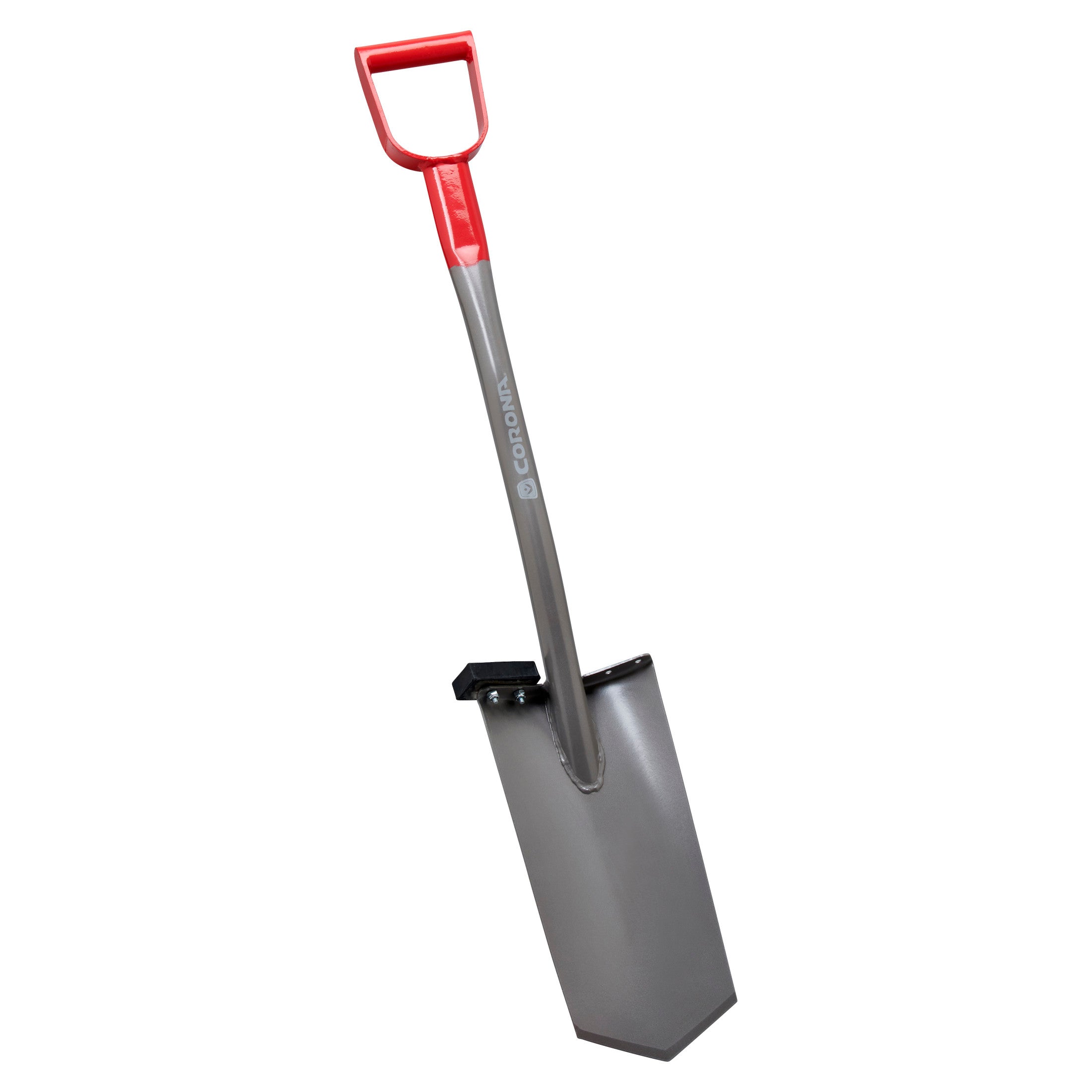 All-Steel 12-Gauge 15 in. Diamond Blade Shovel, D-Grip Steel Handle