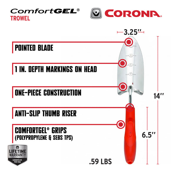 ComfortGEL® Trowel Stainless Steel