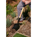 Square Point Shovel, 15-Gauge, 12. in Head, 30 in. Wood Handle, Plastic D-Grip-3