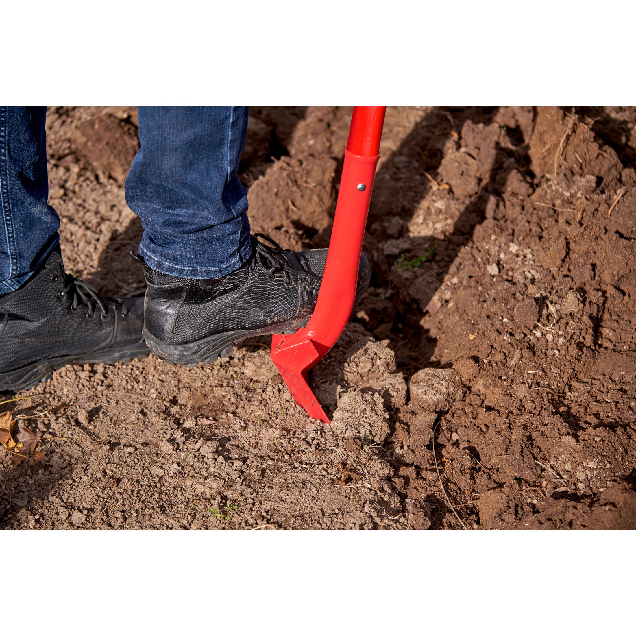 Trench Shovel, 35 Degree, 5 in. Head, Solid Core Fiberglass Handle