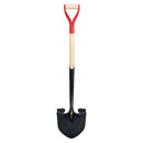 Boron Steel 14-Gauge Round Point Shovel, D Grip Hardwood Handle-4