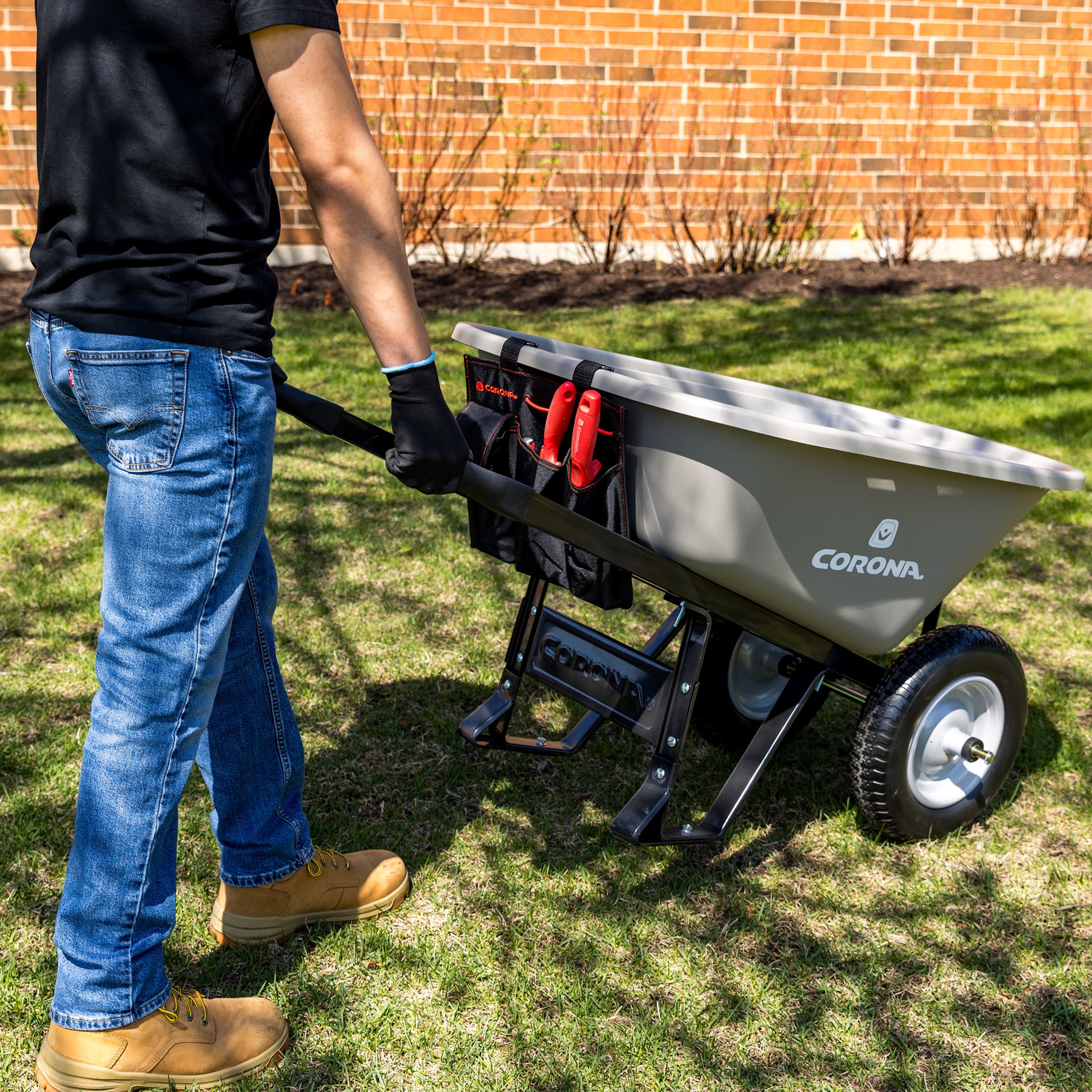 3 Pocket Utility Bag for Poly Wheelbarrows