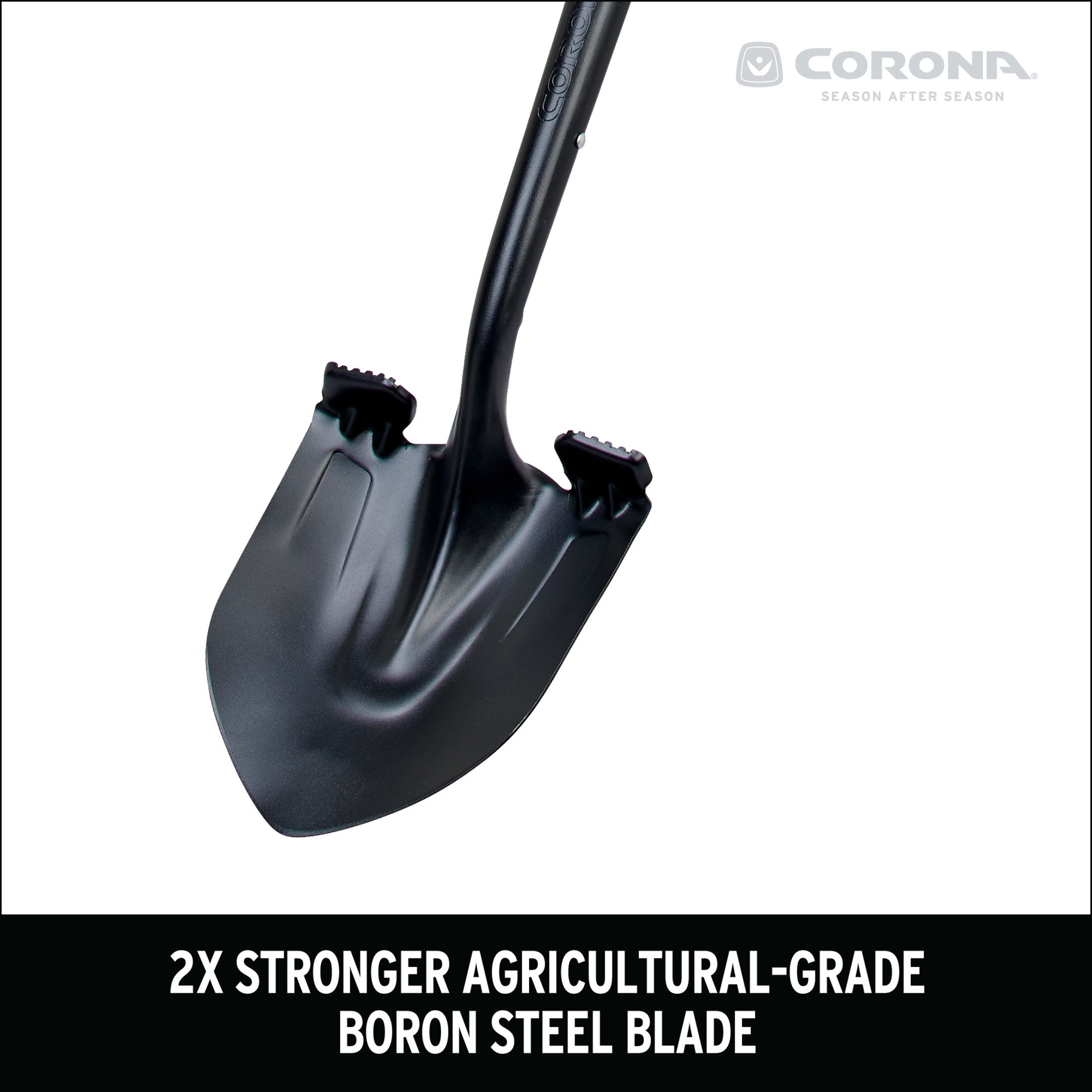 Boron Steel 14-Gauge Round Point Shovel, Hardwood Handle | Corona