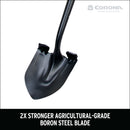Boron Steel 14-Gauge Round Point Shovel, Hardwood Handle-9