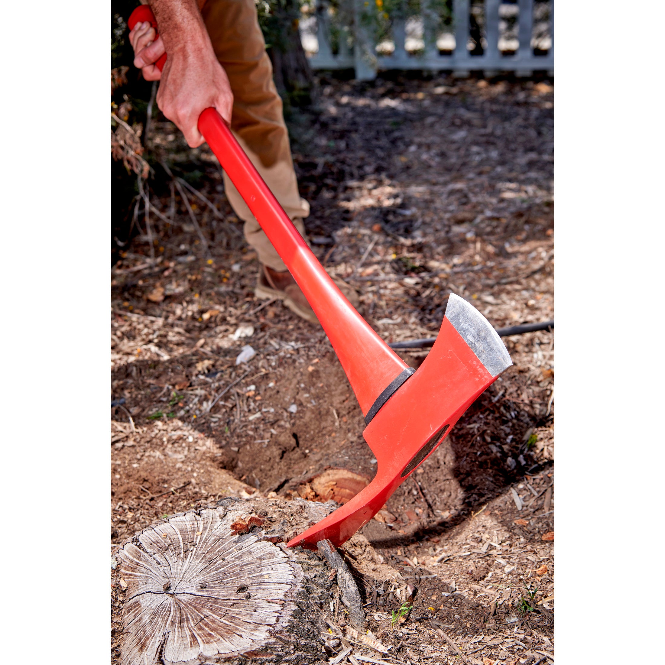 Pulaski Axe, 3.75 lb. Head, 34 in. Solid-Core Fiberglass Handle