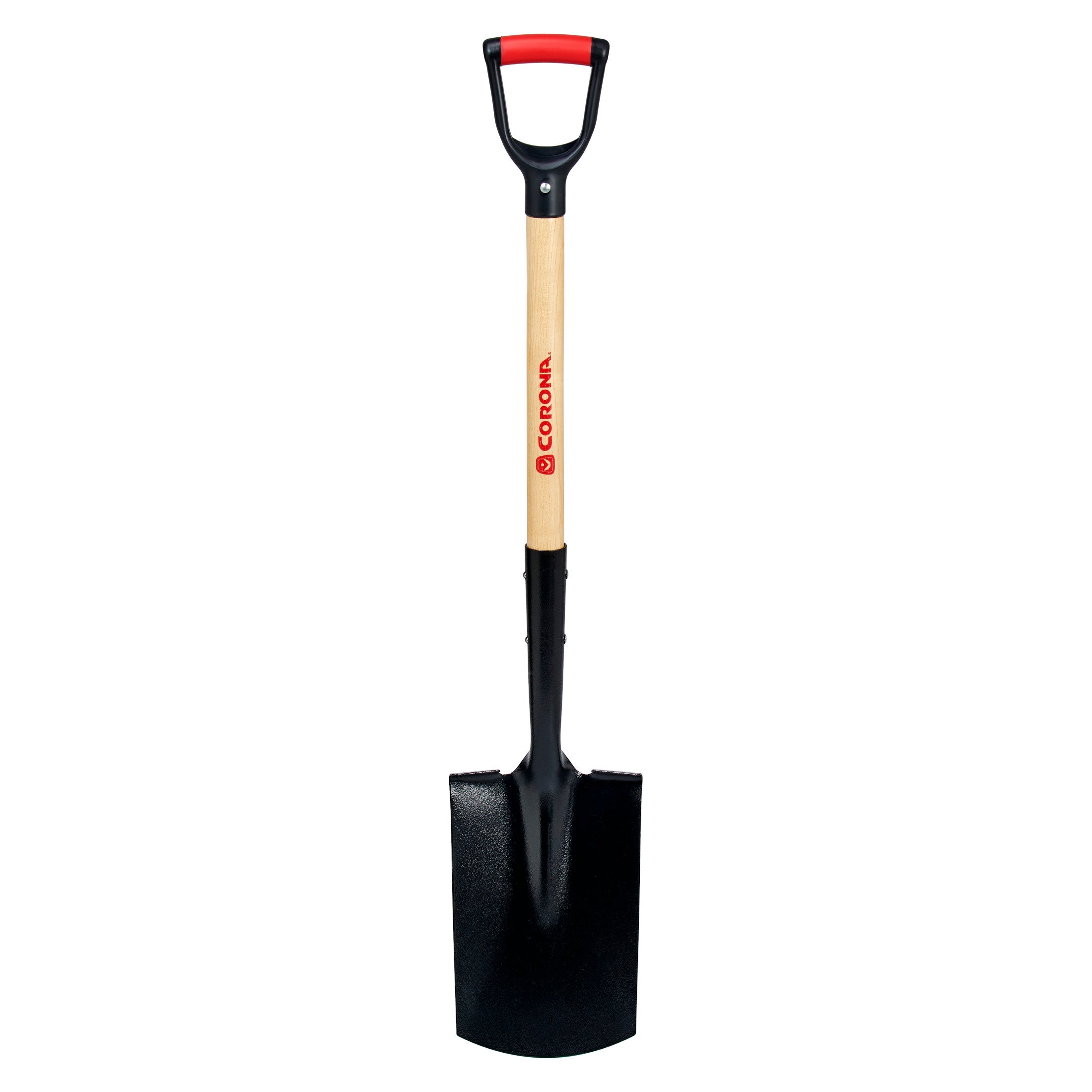 Garden Spade Shovel, 15-Gauge, 30 in. Wood D-Grip Handle | Corona