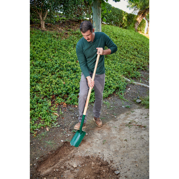 Trench Shovel, 28 Degree, 6 in. Head, Ash Hardwood Handle