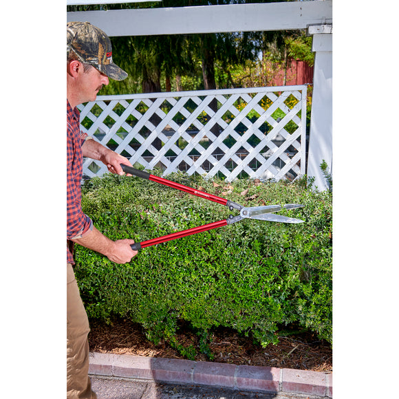 SerratedBLADE Hedge Shears, 8-1/2 in. Blades, 21 in. Handles