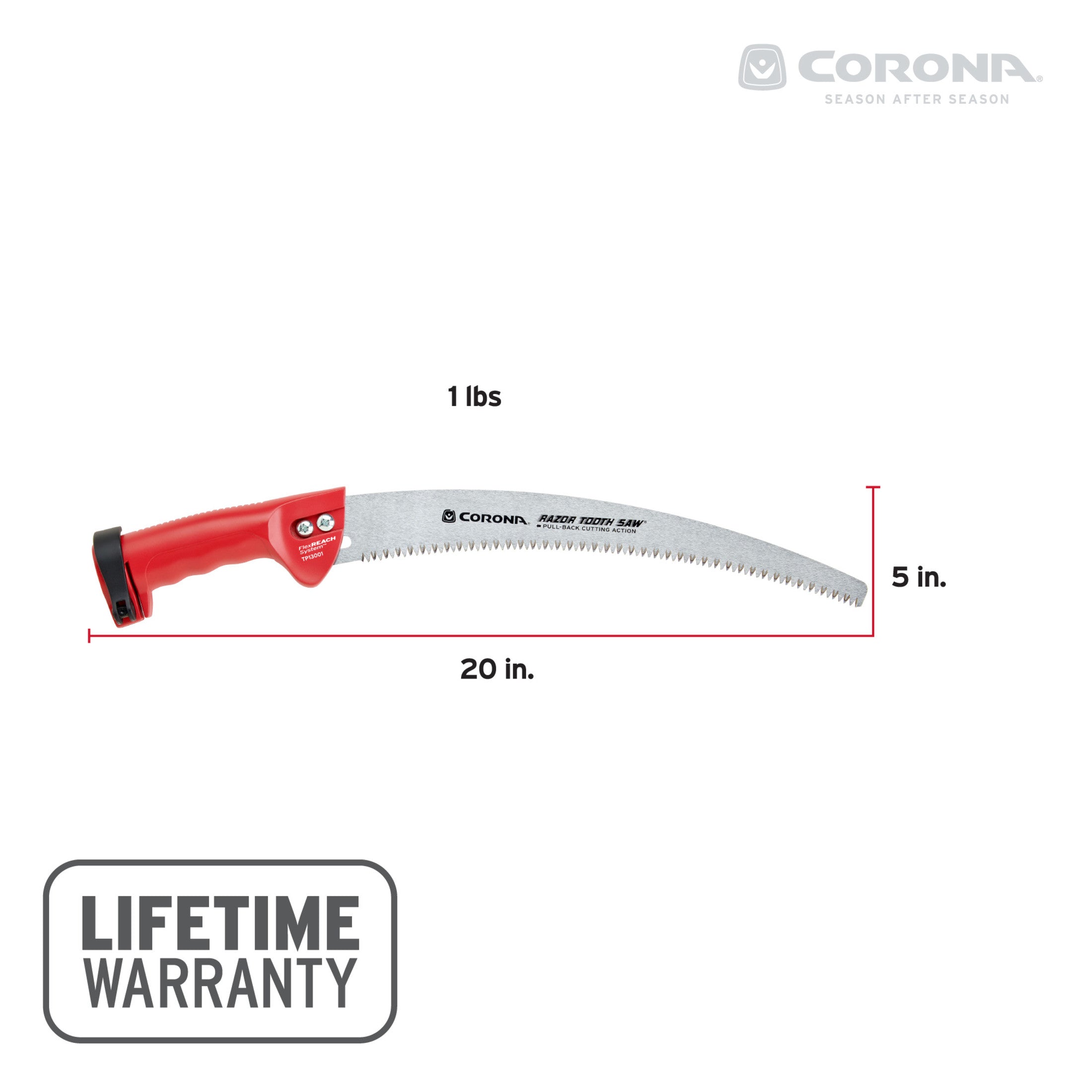 FlexREACH System® Detachable RazorTOOTH Saw® | Corona Clipper Inc.