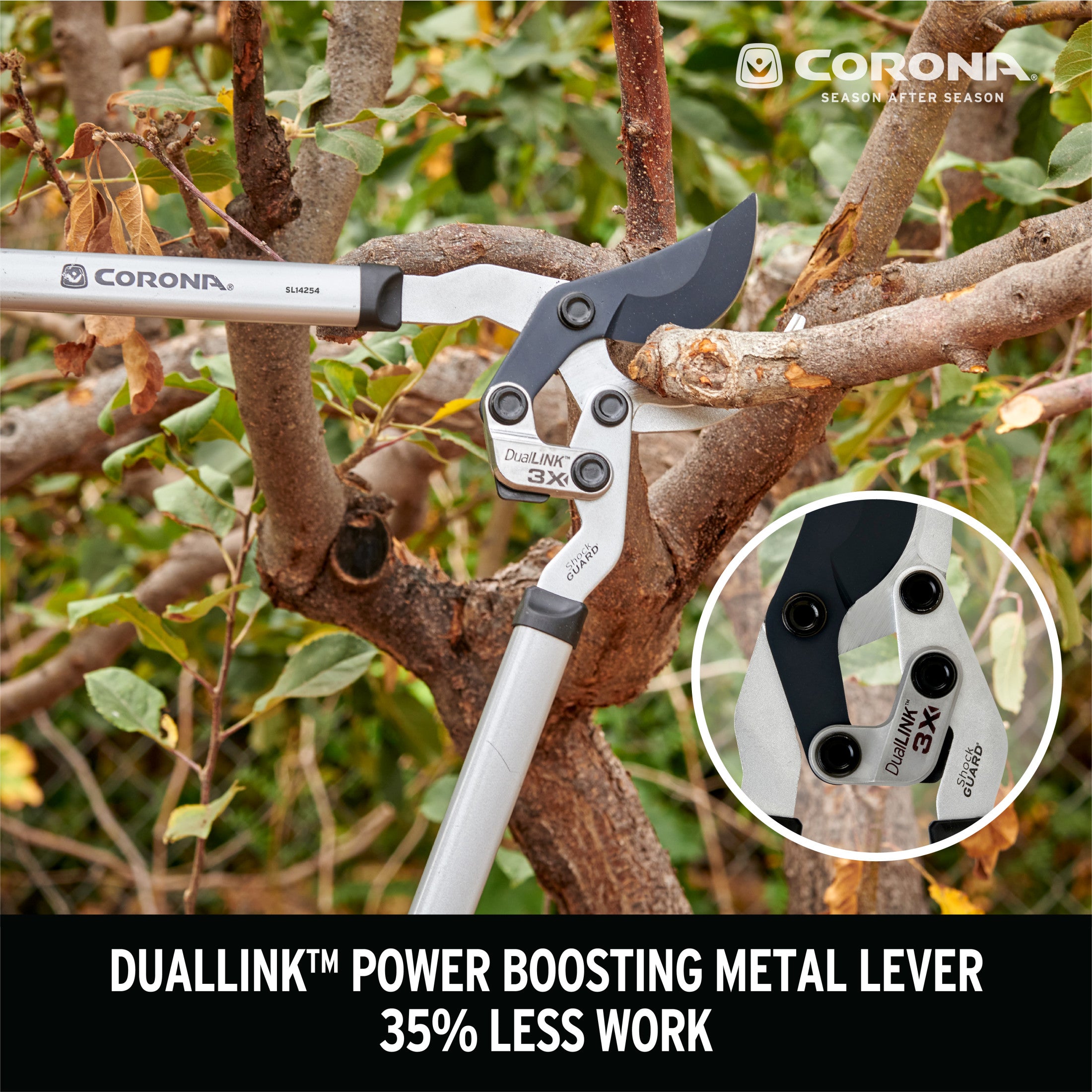 DualLINK Bypass Lopper, 1-3/4 in. Cut Capacity | Corona Clipper Inc.