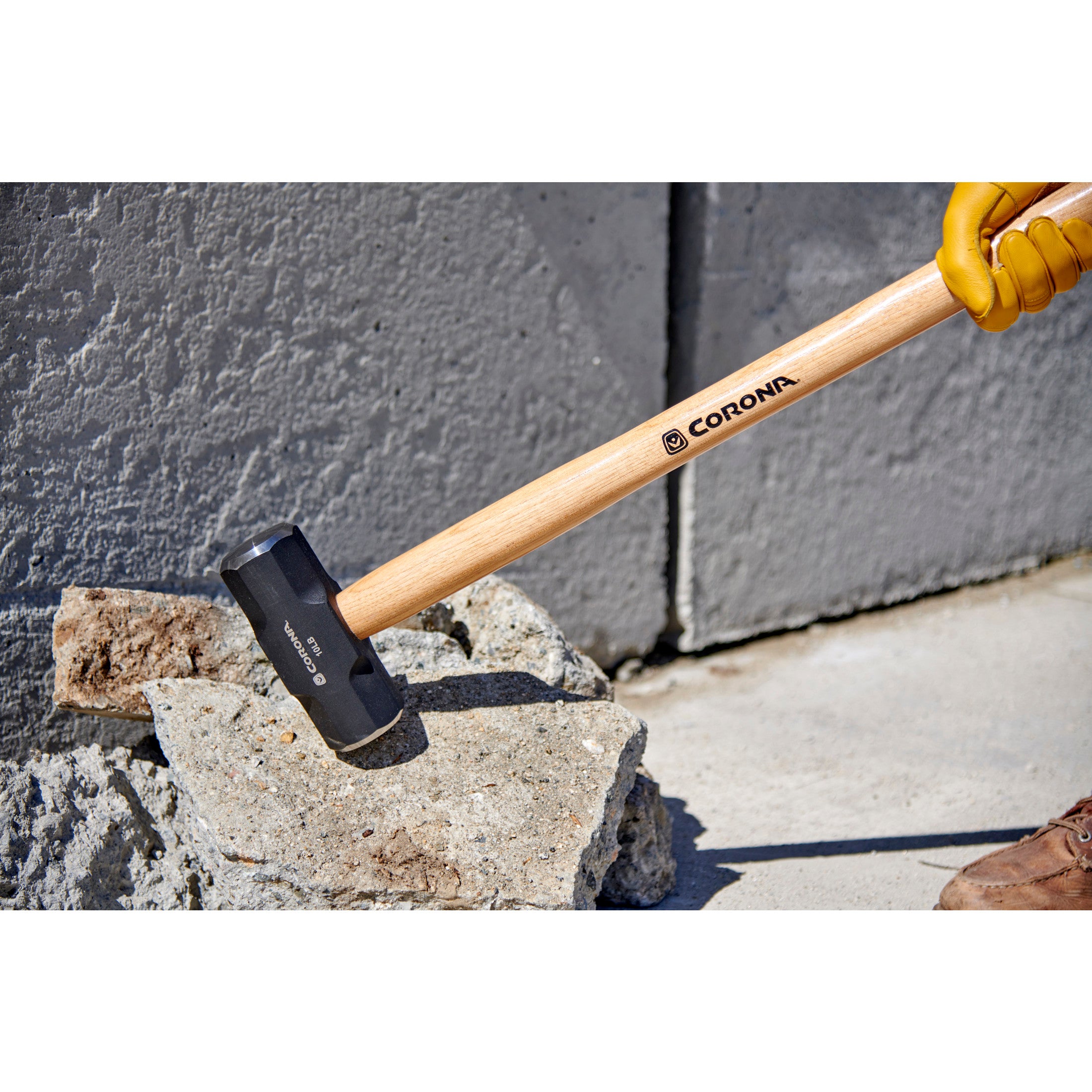 Sledge Hammer, 10 lb. Head, 36 in. Hickory Wood Handle