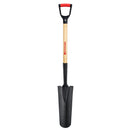 Drain Spade Shovel, 15-Gauge, 30 in. Wood D-Grip Handle-2