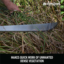 ErgoHandle Machete, 18 in. with Nylon Sheath-7