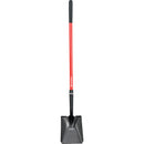 Square Point Shovel, 15-Gauge, 12. in Head, 48 in. Fiberglass Handle-2