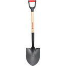 Round Point Shovel, 15-Gauge, 12 in. Head, 30 in. Wood Handle, Plastic D-Grip-2