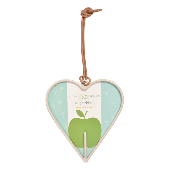Sophie Conran Apple Bird Feeder, Heart-Shaped
