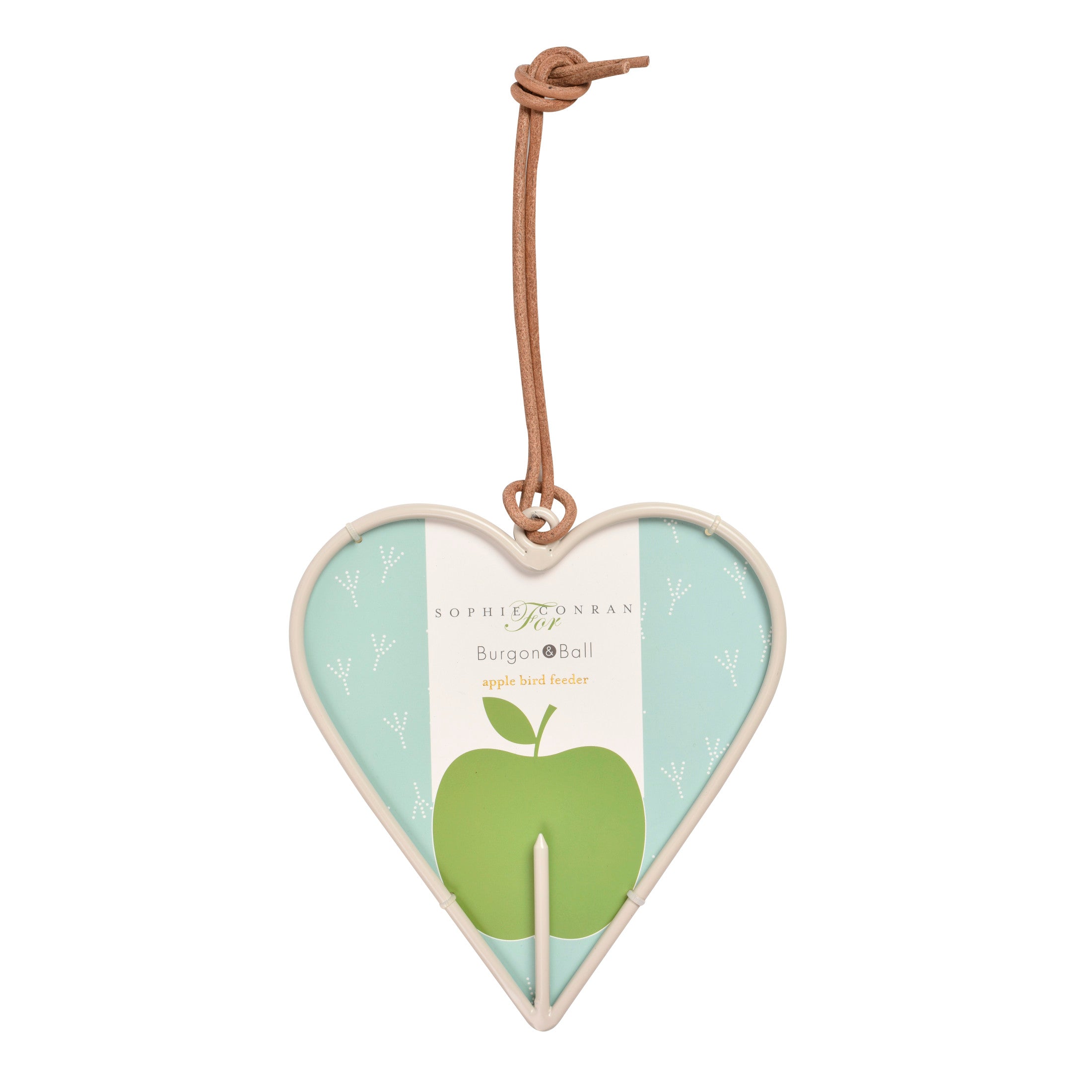 Sophie Conran Apple Bird Feeder, Heart-Shaped