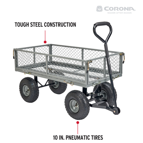 Metal Landscaping Cart