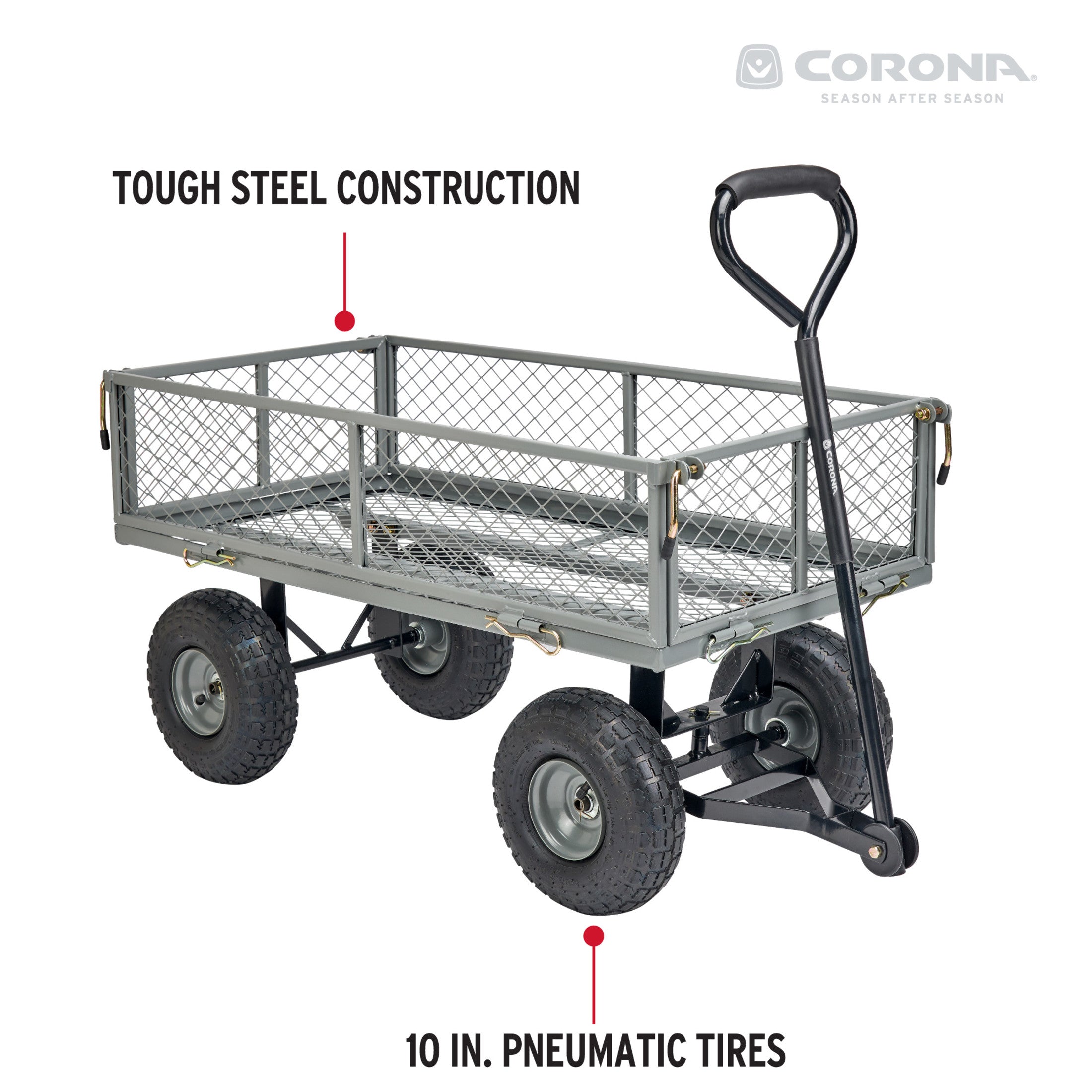 Metal Landscaping Cart