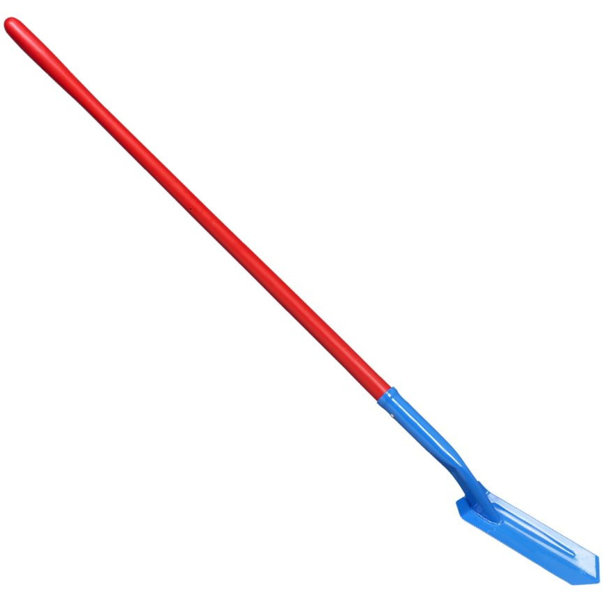 Trench Shovel, 28 Degree, 3 in. Head, Solid Core Fiberglass Handle