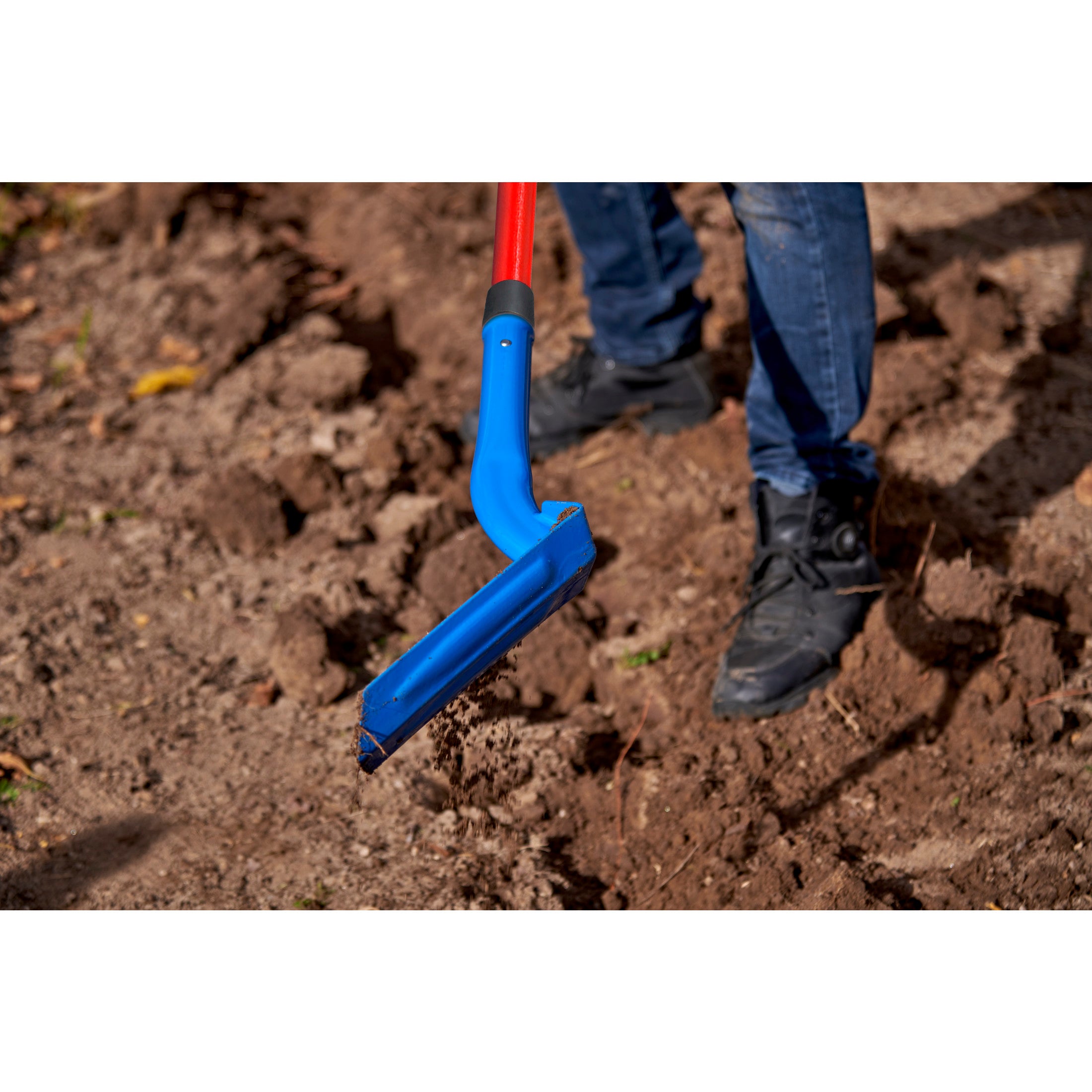 Trench Shovel, 35 Degree, 3 in. Head, Hollow Fiberglass Handle