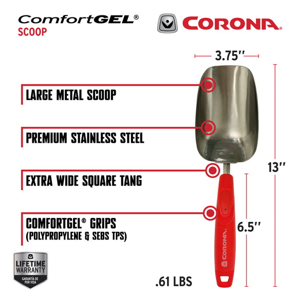 ComfortGEL® Scoop Premium Stainless Steel