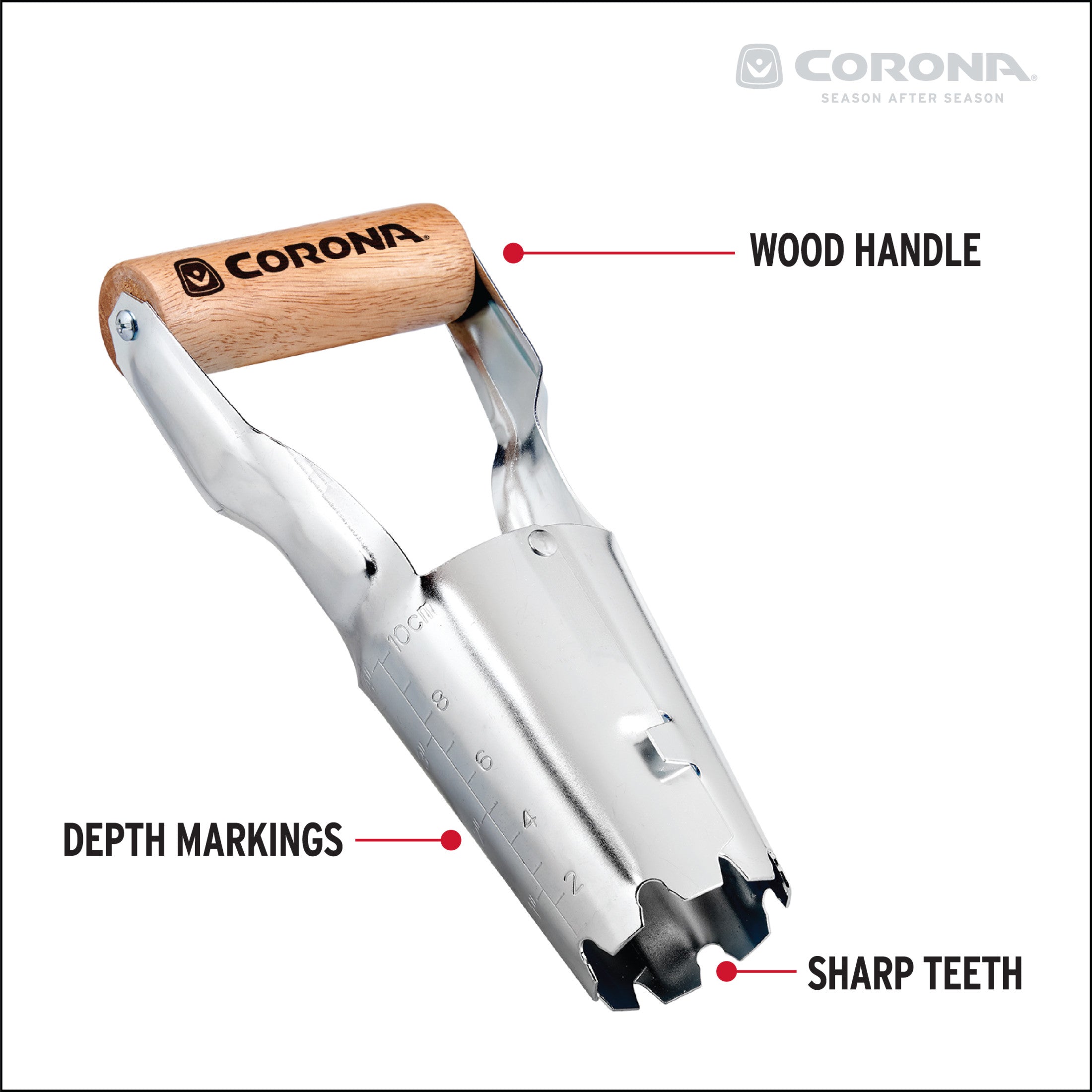 Classic Wooden Handle Bulb Planter | Corona Clipper Inc.
