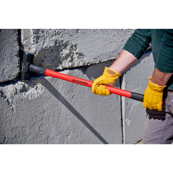 Sledge Hammer, 12 lb. Head, 36 in. Solid-Core Fiberglass Handle