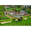 6 Cu. Ft. Poly Wheelbarrow, Wood Handles, Pneumatic Tire-8