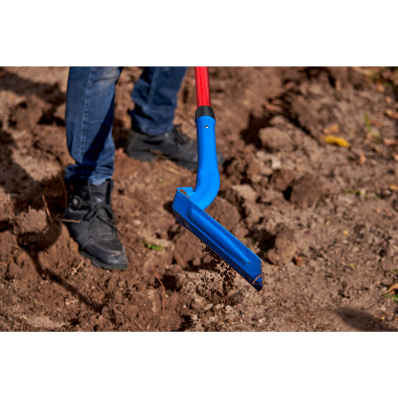 Trench Shovel, 28 Degree, 3 in. Head, Hollow Fiberglass Handle