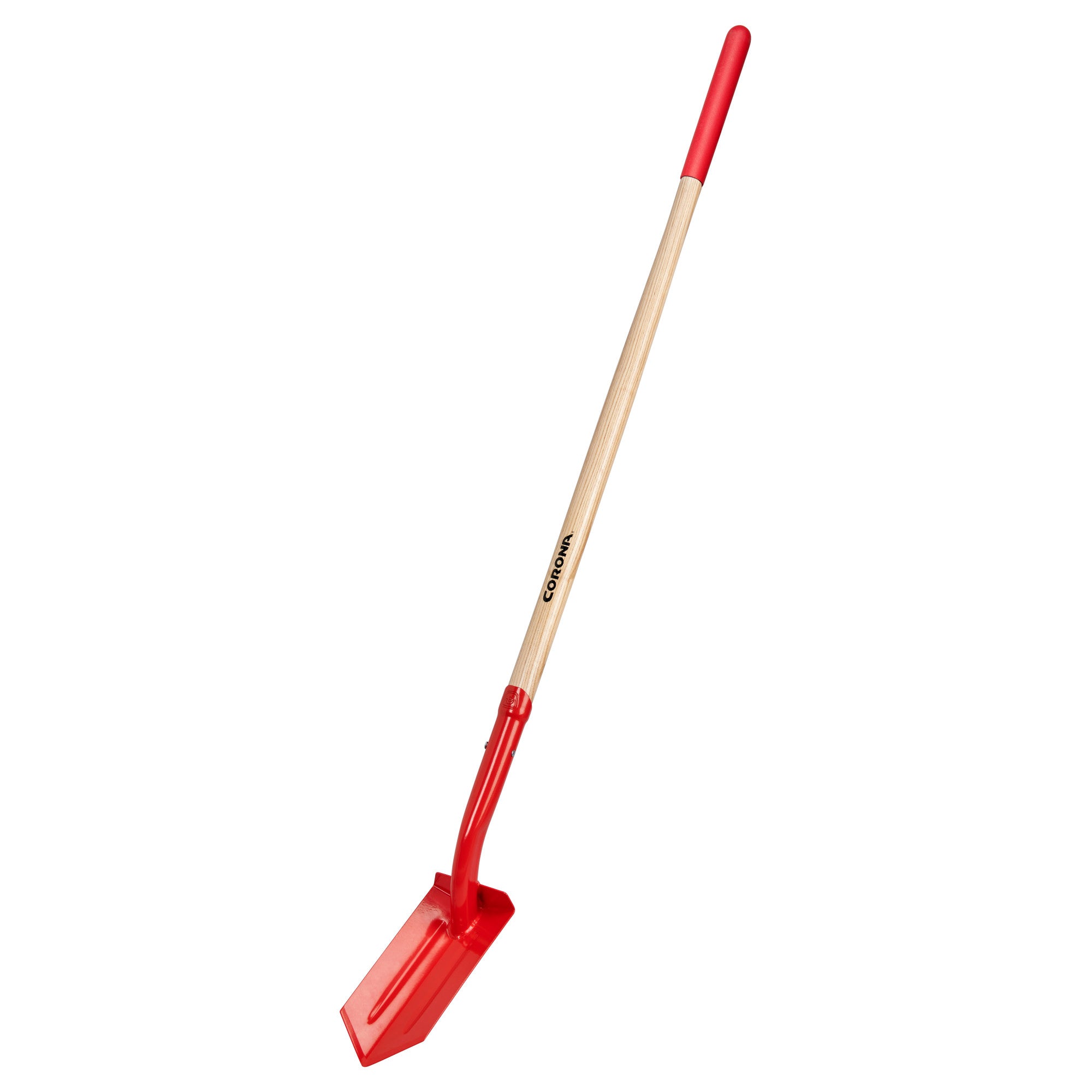 12-Gauge Trench Shovel, 35 Degree, 5 in. Hardwood Handle Poly Grip