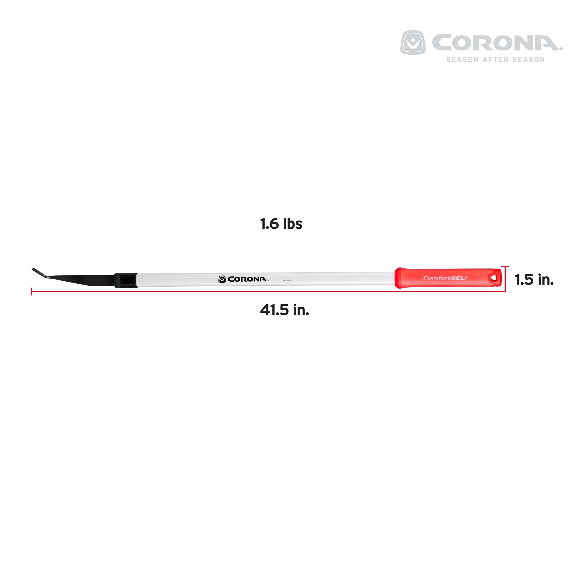 Extended Reach 2-Prong Weeder with ComfortGEL® Grip