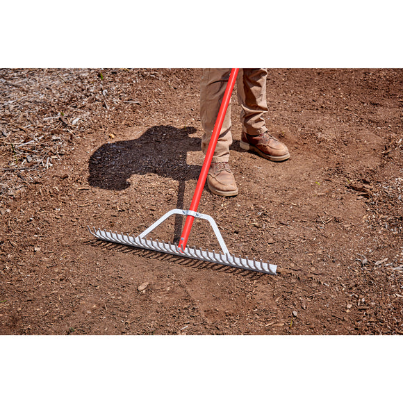 Aluminum Landscape Rake, 60 in. 30 Tines