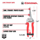 Long Straight Snips, 1-3/4 in. Stainless Steel Blades-13