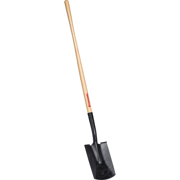 Garden Spade Shovel, 15-Gauge, 48 in. Wood Handle